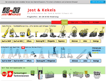 Tablet Screenshot of jostkekeis.ch